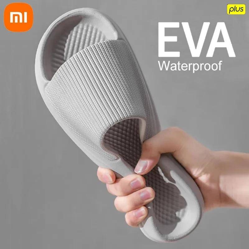 Xiaomi Thick Platform Women Bathroom Home Slippers Cloud Slippers Soft Sole EVA Indoor Slides Sandals Summer Non-slip Flip Flops
