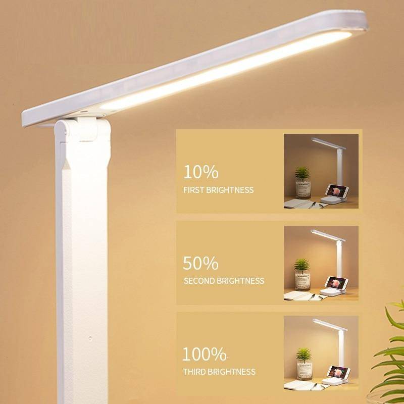 Touch Dimmable LED Table Lamp with Eye Protection