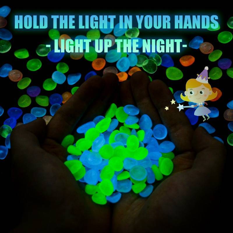 NightGlow Garden Pebbles