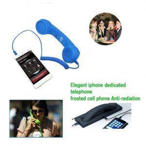 9 Colours 3.5mm Universal Phone Telephone Radiation-proof Receivers Cellphone Handset Classic Headphone MIC Microphone 2