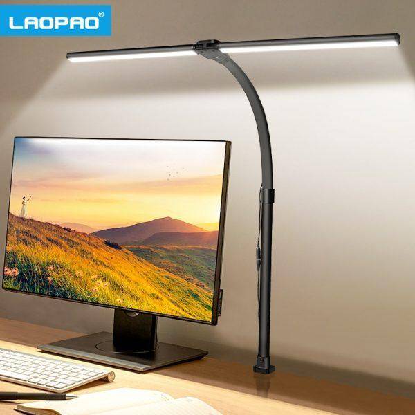 LAOPAO Double Head LED Desk Lamp