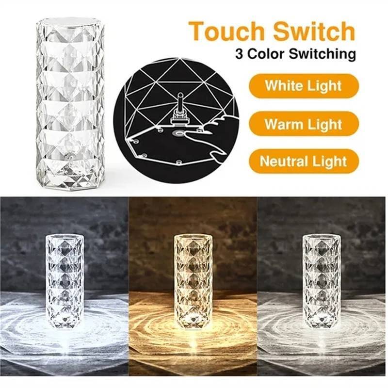 CrystalRose LED Table Lamp
