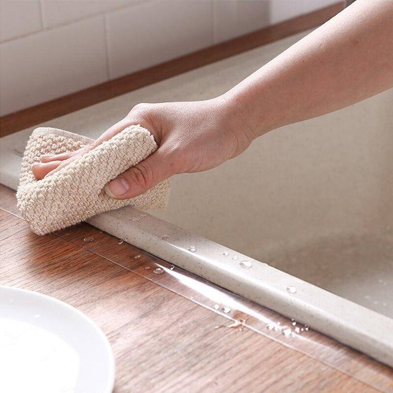 Kitchen Bathroom Shower Waterproof Mould Proof Tape Sink Bath Sealing Strip Tape Self Adhesive Waterproof Adhesive Nano Tape