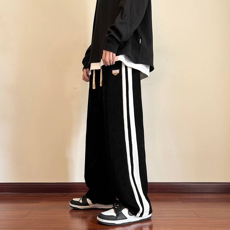 Harajuku Striped Baggy Pants