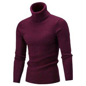 Autumn Winter Men's Turtleneck Sweater 2