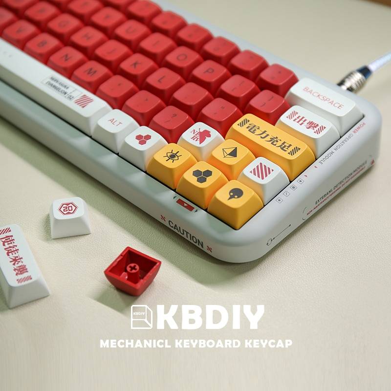 KBDiy EVA 2 138 Key Caps XDA Profile PBT Keycaps