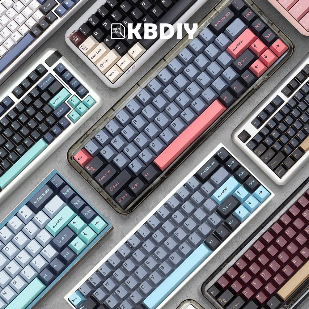 KBDiy GMK Keycap Clone Arctic Red Samurai 8008 for Mechanicla Keyboard