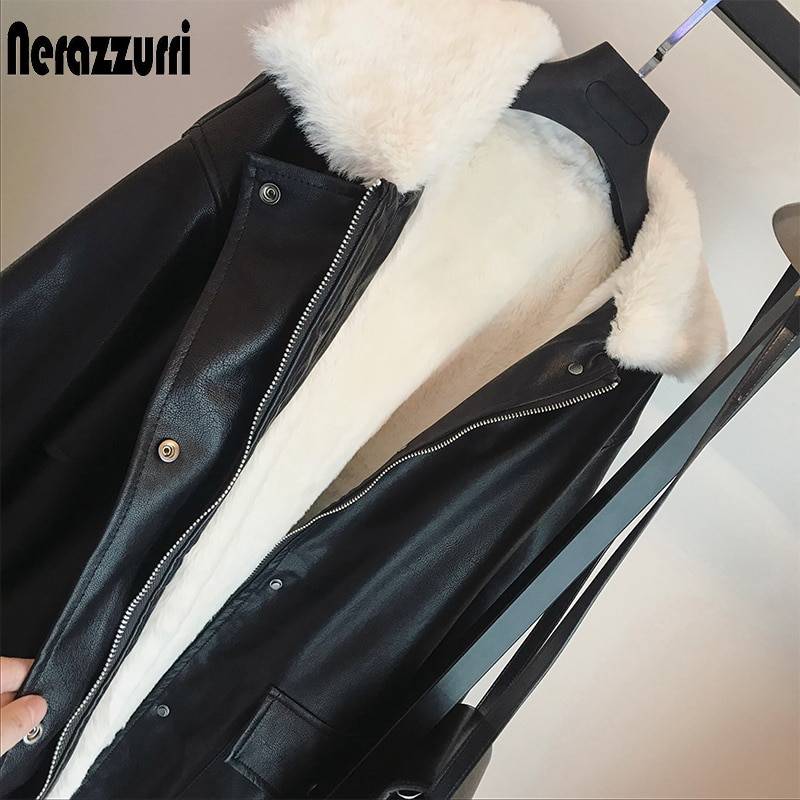 RabbitFur Leather Jacket