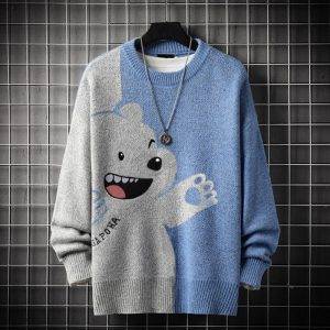 Cartoon Bear Hip Hop Sweater 2