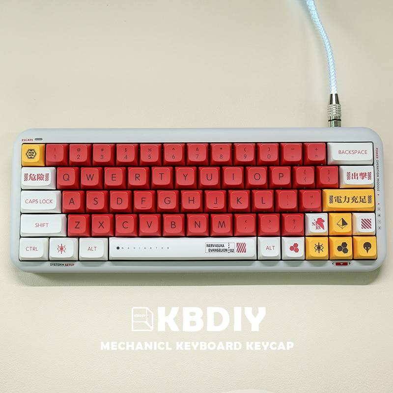 KBDiy EVA 2 138 Key Caps XDA Profile PBT Keycaps