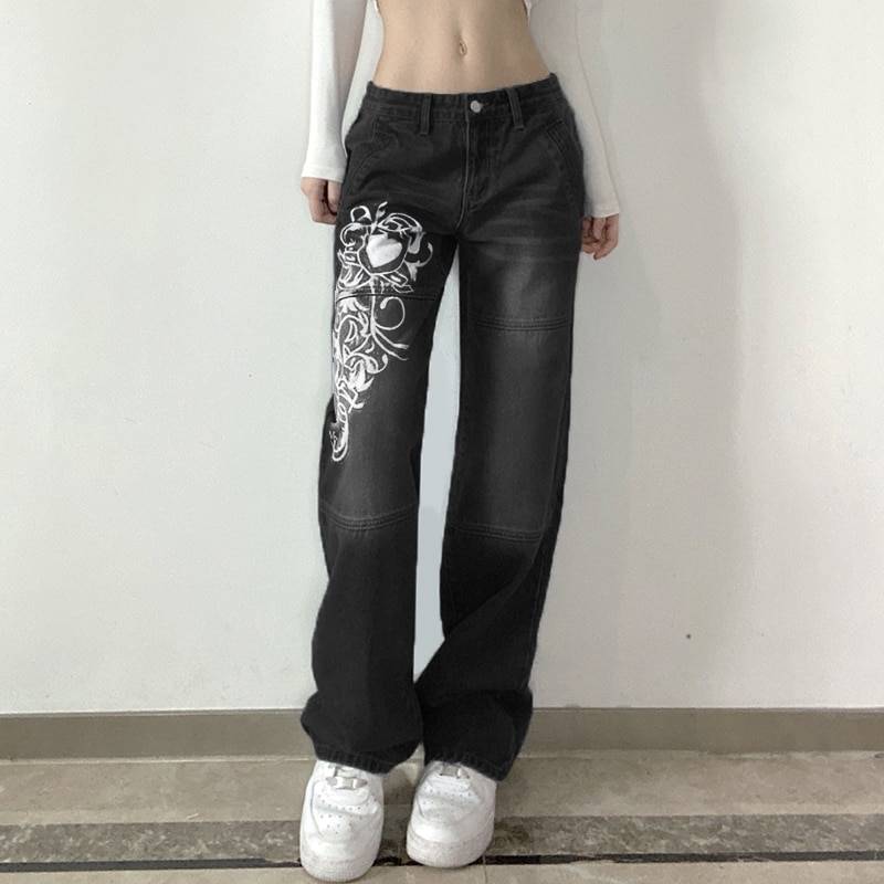 Harajuku Grunge Vintage Low Waisted Cargo Pants