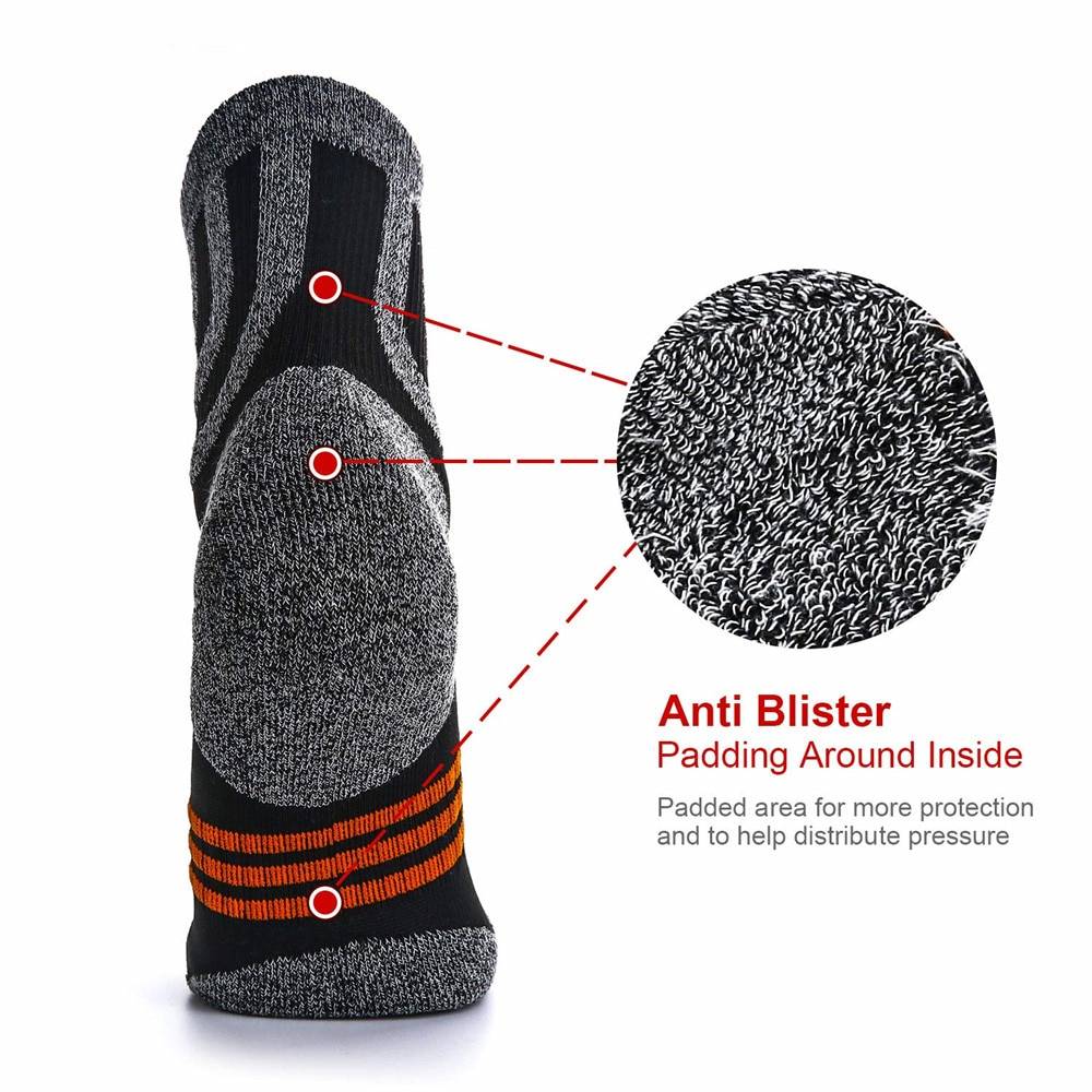 Men Anti Blister Winter Terry Socks Outdoor