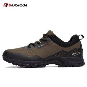 Baasploa New Men's Anti-Skid Wear-Resistant Hiking Shoes 2