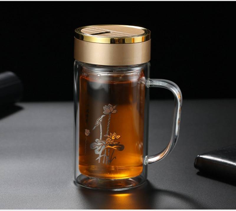 New Double Wall Glass cup