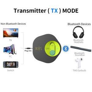 IKOS Bluetooth 5.0 Transmitter Receiver 2 in 1 2