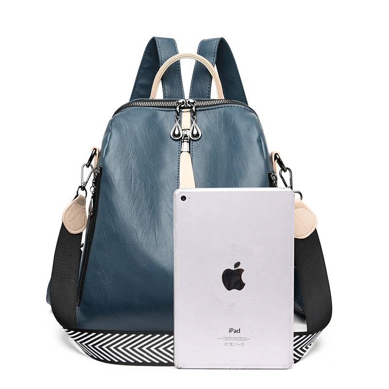 Fashion Backpack Women Soft Leather Backpack