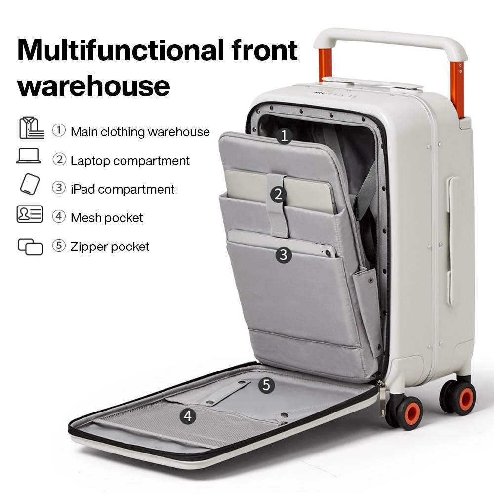 New Design Wide Handle Suitcase