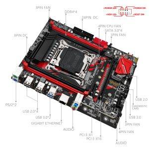 MACHINIST RS9 Motherboard LGA 2011-3 X99 Set Kit Xeon E5 2660 V3 2