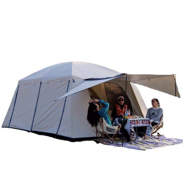 5-6 Person Automatic Fast Opening Double Decker Tent